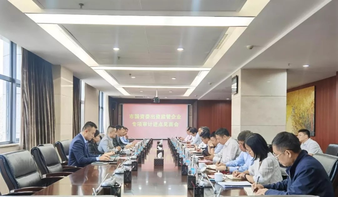 涂建平、章勇參加市國資委出資監(jiān)管企業(yè)專項審計進點見面會
